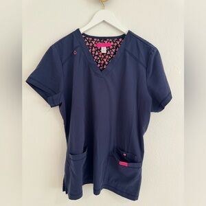 Betsey Johnson Navy Scrubs